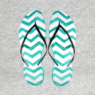 Hawaii barefoot beach sandals T-Shirt